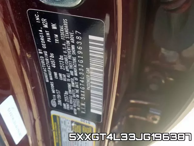 5XXGT4L33JG196387 фото 2