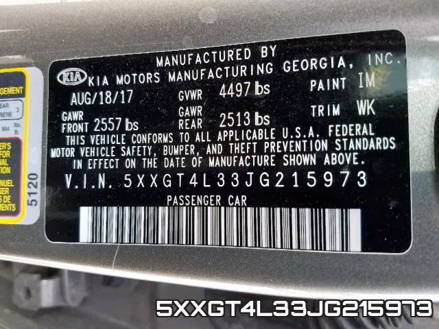 5XXGT4L33JG215973 фото 2
