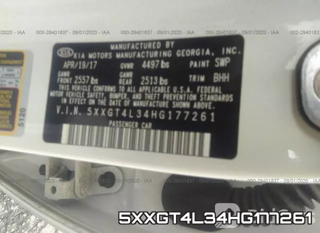 5XXGT4L34HG177261 фото 10