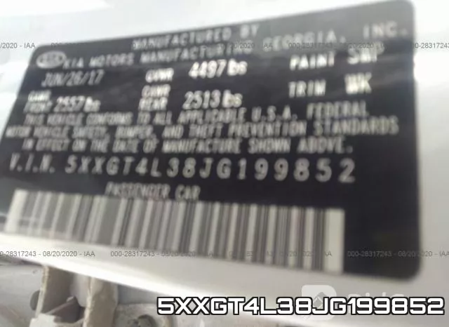 5XXGT4L38JG199852 фото 10