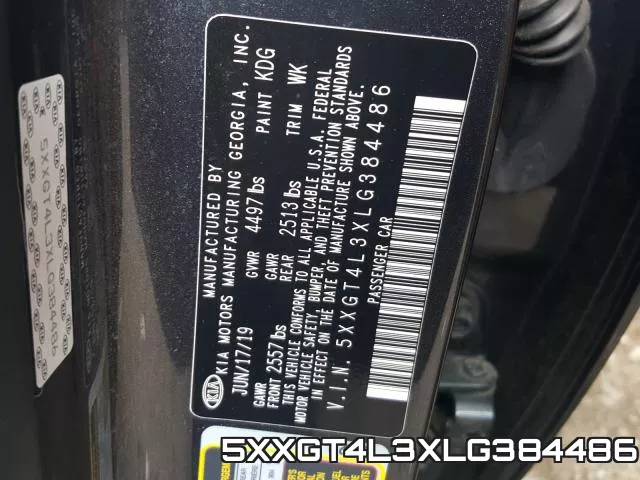 5XXGT4L3XLG384486 фото 2