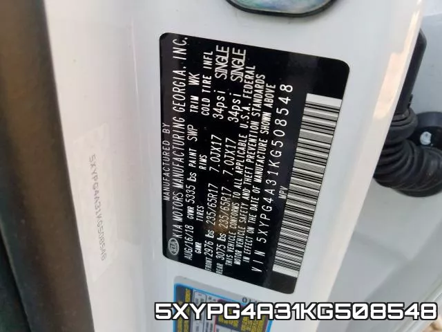 5XYPG4A31KG508548 фото 2