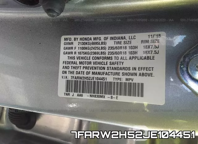 7FARW2H52JE104451 фото 10