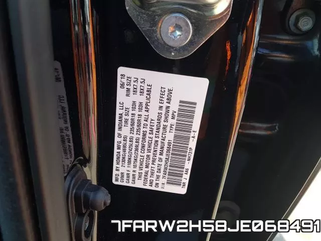 7FARW2H58JE068491 фото 2