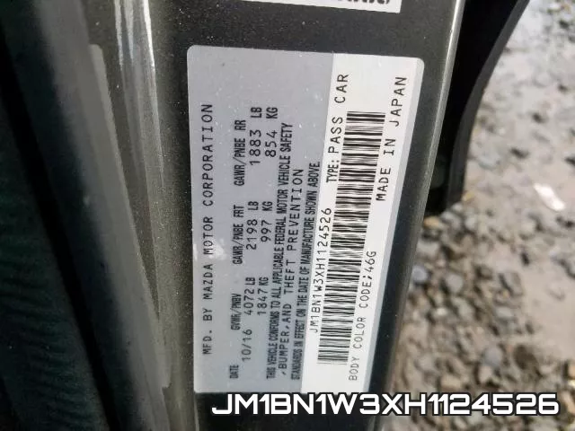 JM1BN1W3XH1124526 фото 2