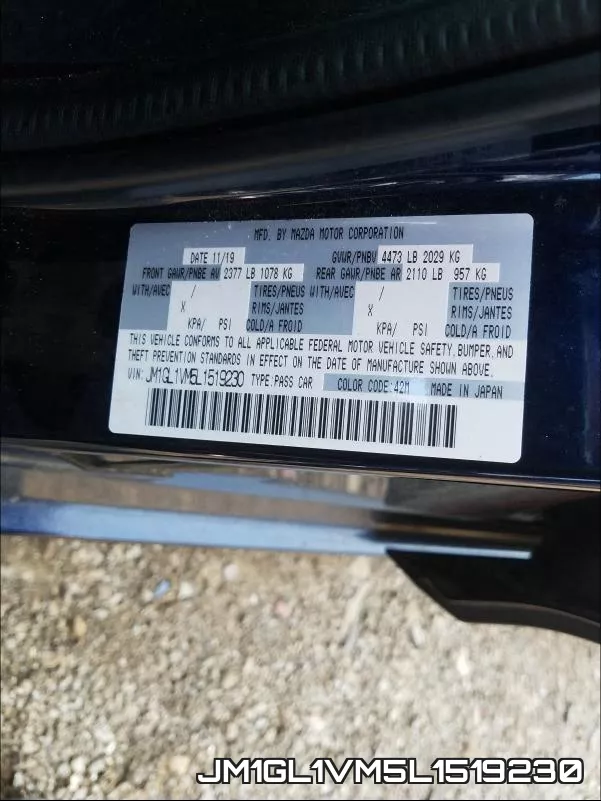JM1GL1VM5L1519230 фото 2