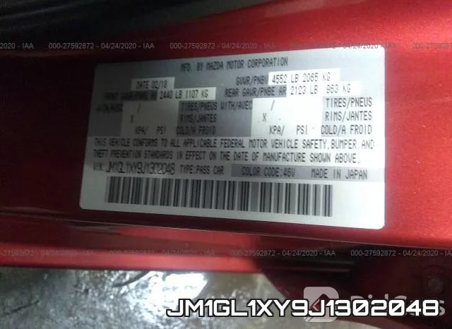 JM1GL1XY9J1302048 фото 10