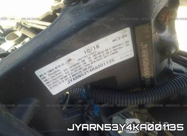 JYARN53Y4KA001135 фото 2