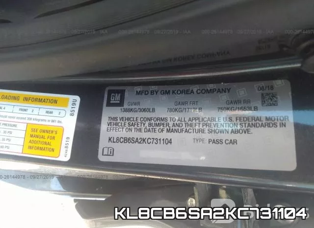 KL8CB6SA2KC731104 фото 10