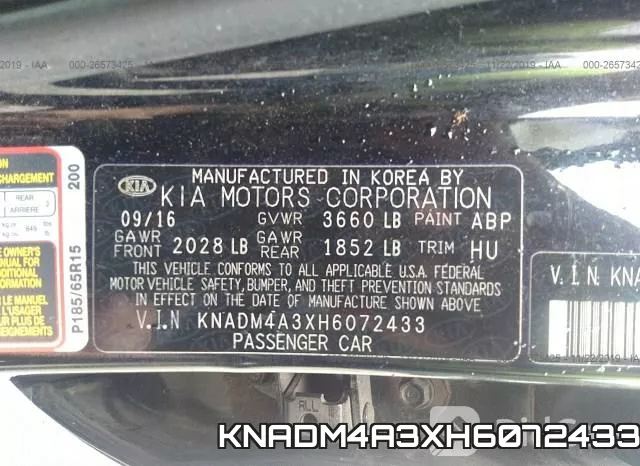 KNADM4A3XH6072433 фото 10