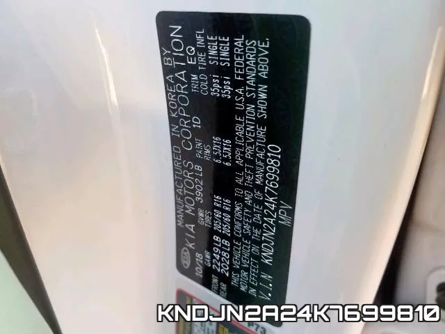 KNDJN2A24K7699810 фото 2