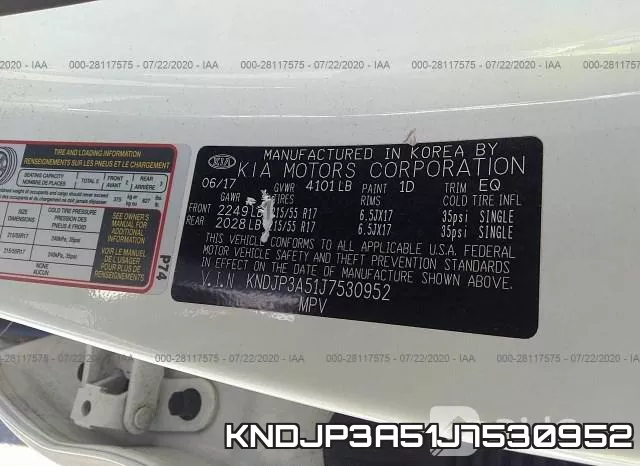 KNDJP3A51J7530952 фото 10