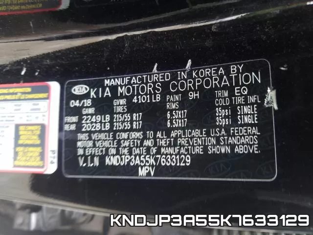 KNDJP3A55K7633129 фото 2