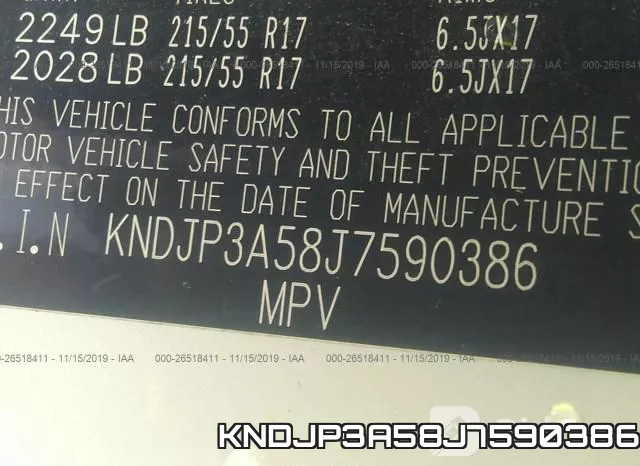 KNDJP3A58J7590386 фото 10