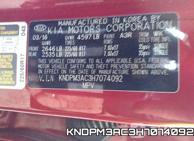 KNDPM3AC3H7074092 фото 10
