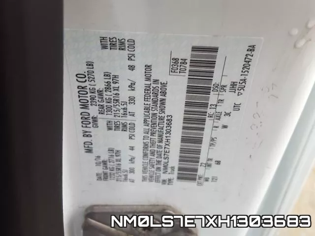 NM0LS7E7XH1303683 фото 2