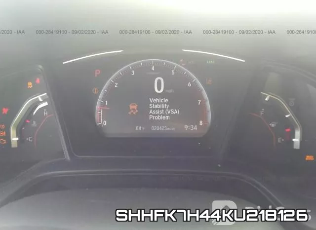 SHHFK7H44KU218126 фото 8