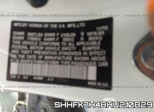 SHHFK7H48HU210829 фото 10
