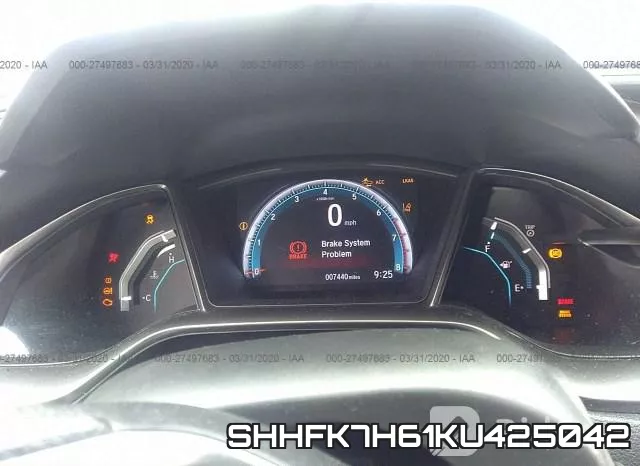 SHHFK7H61KU425042 фото 8