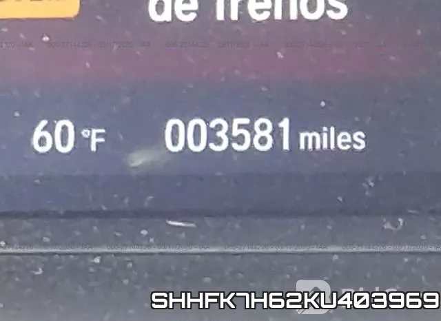 SHHFK7H62KU403969 фото 8