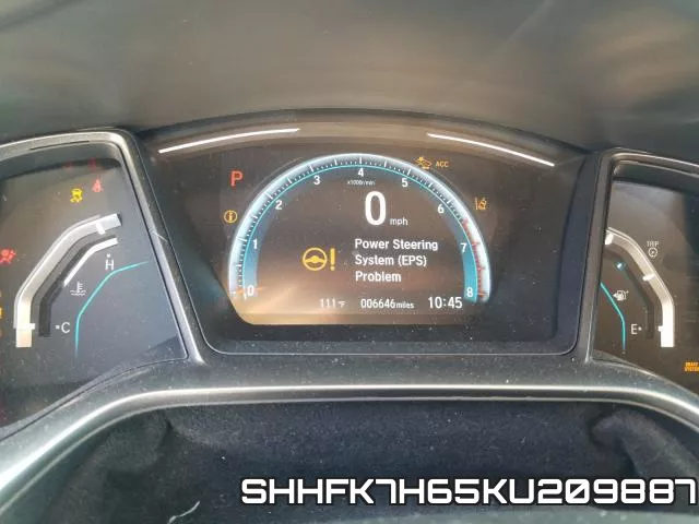 SHHFK7H65KU209887 фото 9