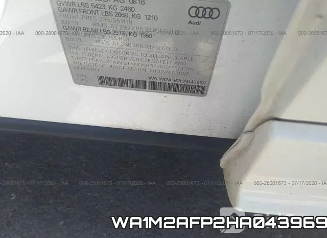 WA1M2AFP2HA043969 фото 10