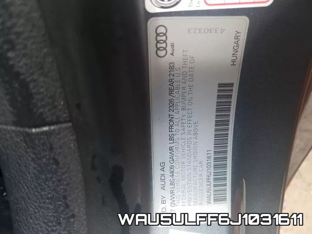 WAU5ULFF6J1031611 фото 2