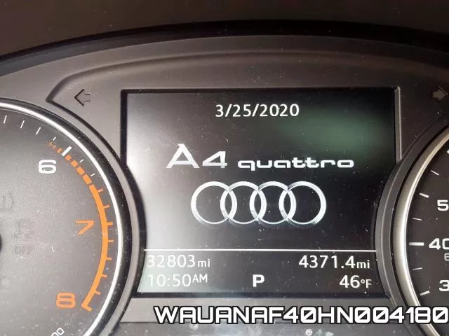 WAUANAF40HN004180 фото 9