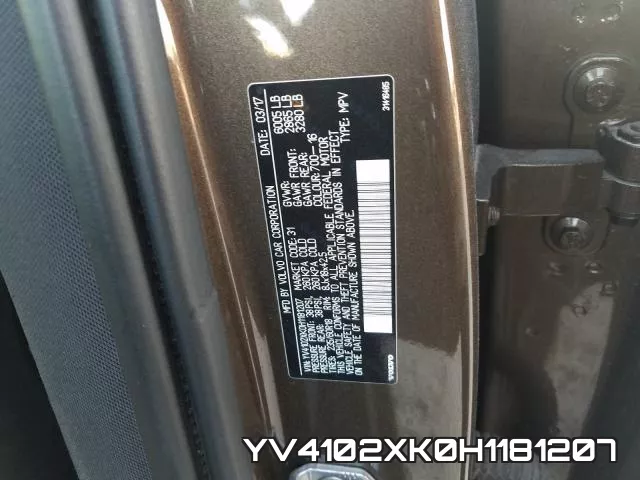 YV4102XK0H1181207 фото 2