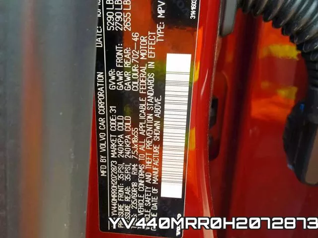 YV440MRR0H2072873 фото 2
