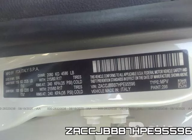 ZACCJBBB7HPE95596 фото 10