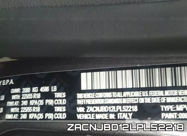 ZACNJBD12LPL52218 фото 10