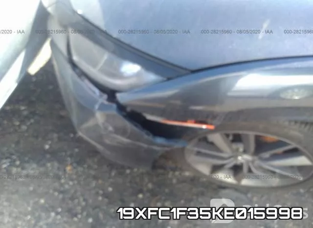 19XFC1F35KE015998 фото 6