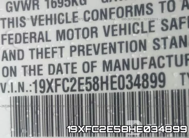 19XFC2E58HE034899 фото 10