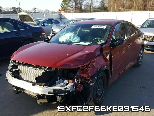 19XFC2F66KE031546 фото 3