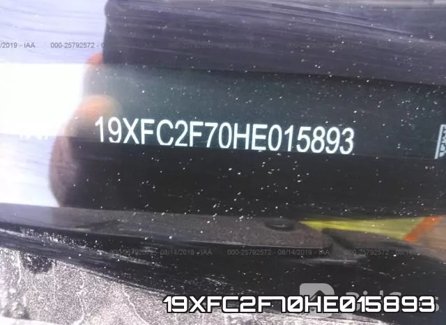 19XFC2F70HE015893 фото 10