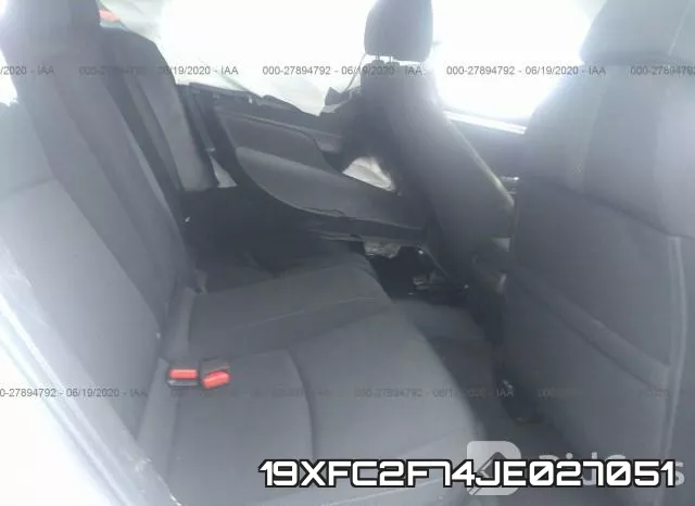 19XFC2F74JE027051 фото 9