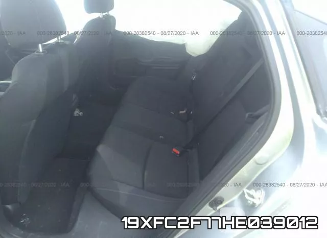 19XFC2F77HE039012 фото 9