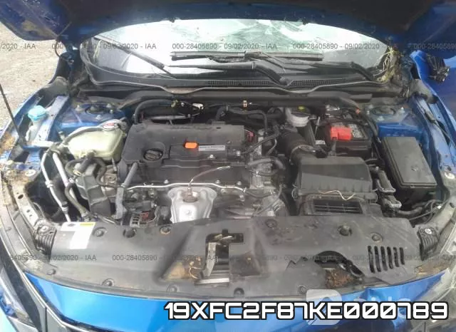 19XFC2F87KE000789 фото 2