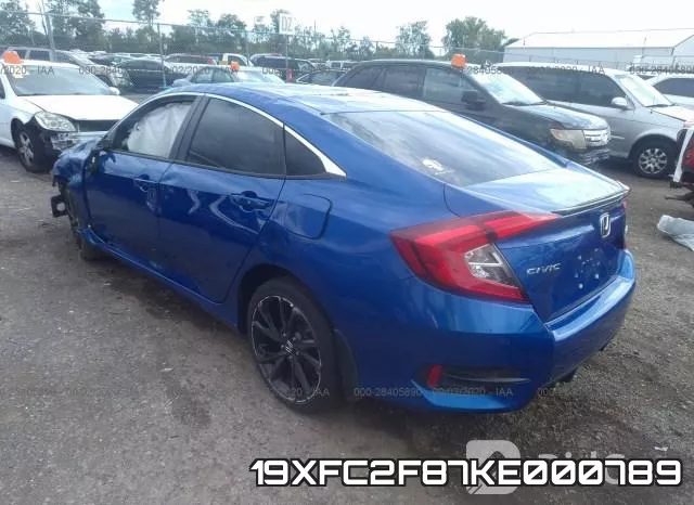 19XFC2F87KE000789 фото 4