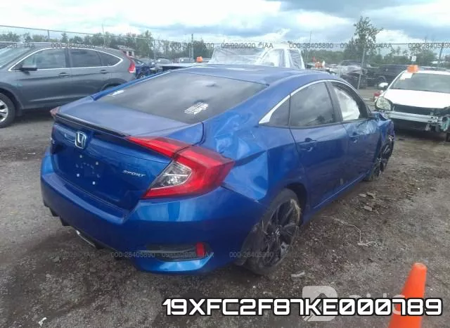 19XFC2F87KE000789 фото 5