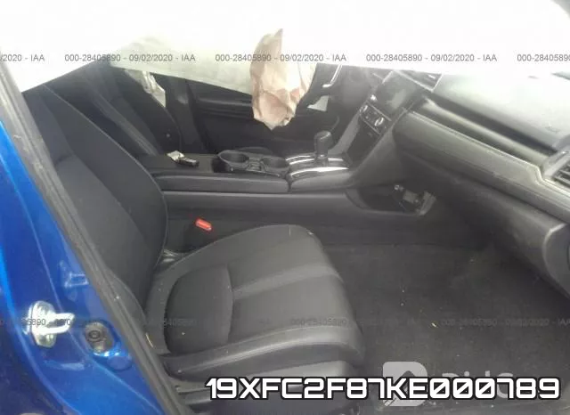19XFC2F87KE000789 фото 6