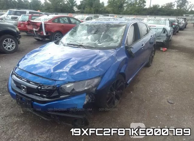 19XFC2F87KE000789 фото 7