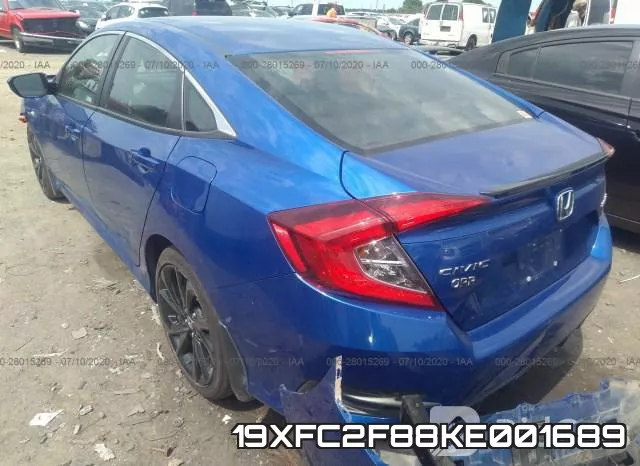 19XFC2F88KE001689 фото 4