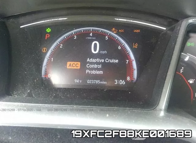 19XFC2F88KE001689 фото 8