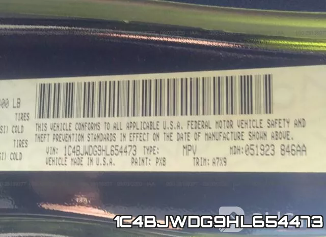 1C4BJWDG9HL654473 фото 10