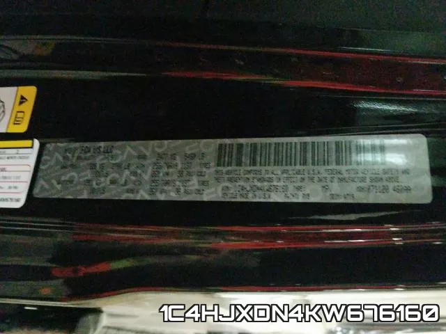 1C4HJXDN4KW676160 фото 2