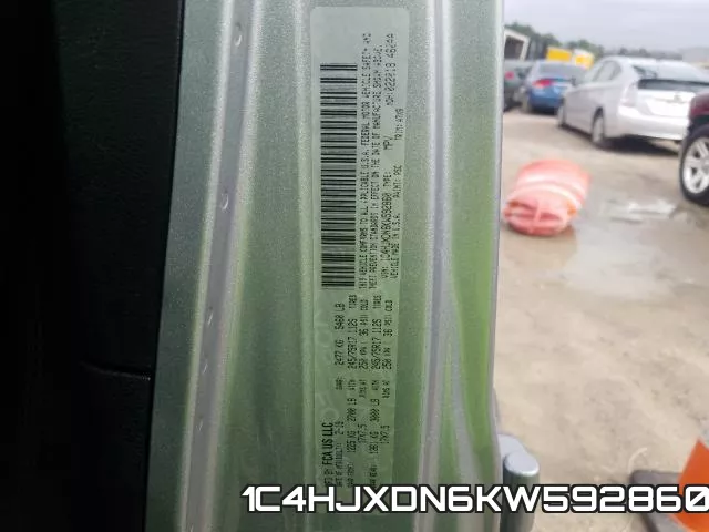 1C4HJXDN6KW592860 фото 2