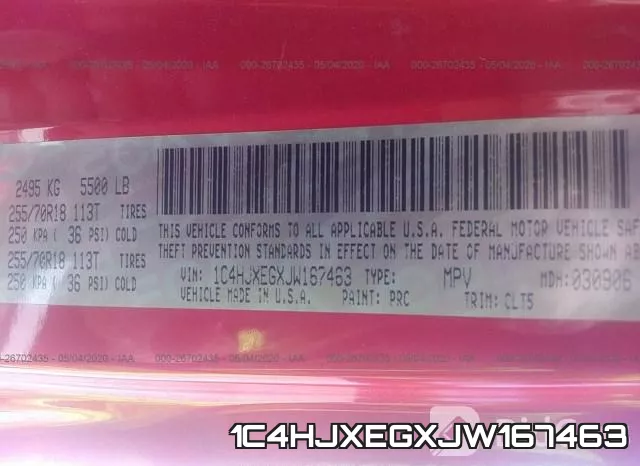 1C4HJXEGXJW167463 фото 10
