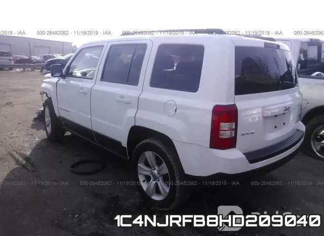 1C4NJRFB8HD209040 фото 4